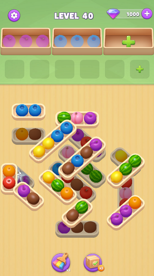 Fruit Pop Blast gameplay screenshot highlighting combo moments